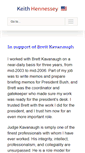 Mobile Screenshot of keithhennessey.com